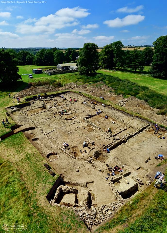 2014 excavations captured by Aerial Cam
