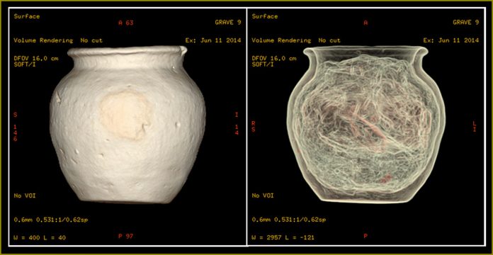 Rhodaus Town Ceramics CT scans Images: Canterbury Archaeological Trust
