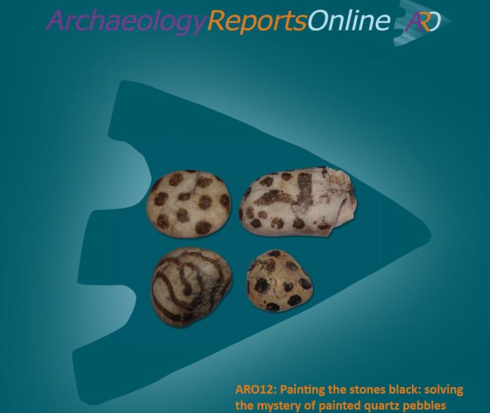 ARO12: Painting the stones black: solving the mystery of painted quartz pebbles.