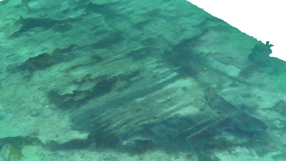 The De Grawe Adler wreck were taken without considering the possibility that they one day would be used to make a 3D model. Photo: NTNU University Museum