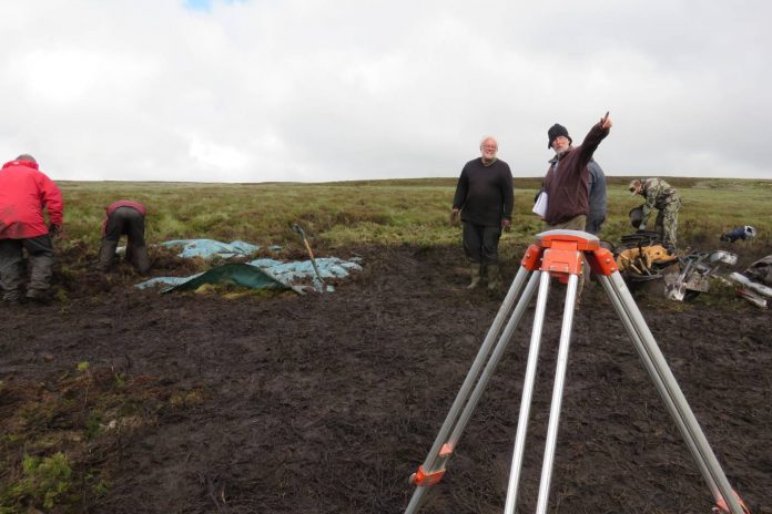 Work on the site in Upper Teesdale