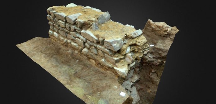 Southgates – Roman boundary wall. Image: ULAS