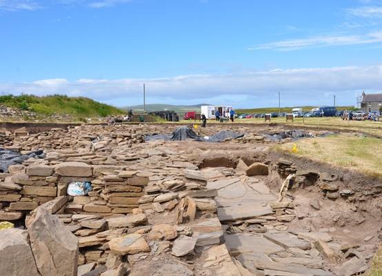 Overview of Structure 10 where the second axe was found