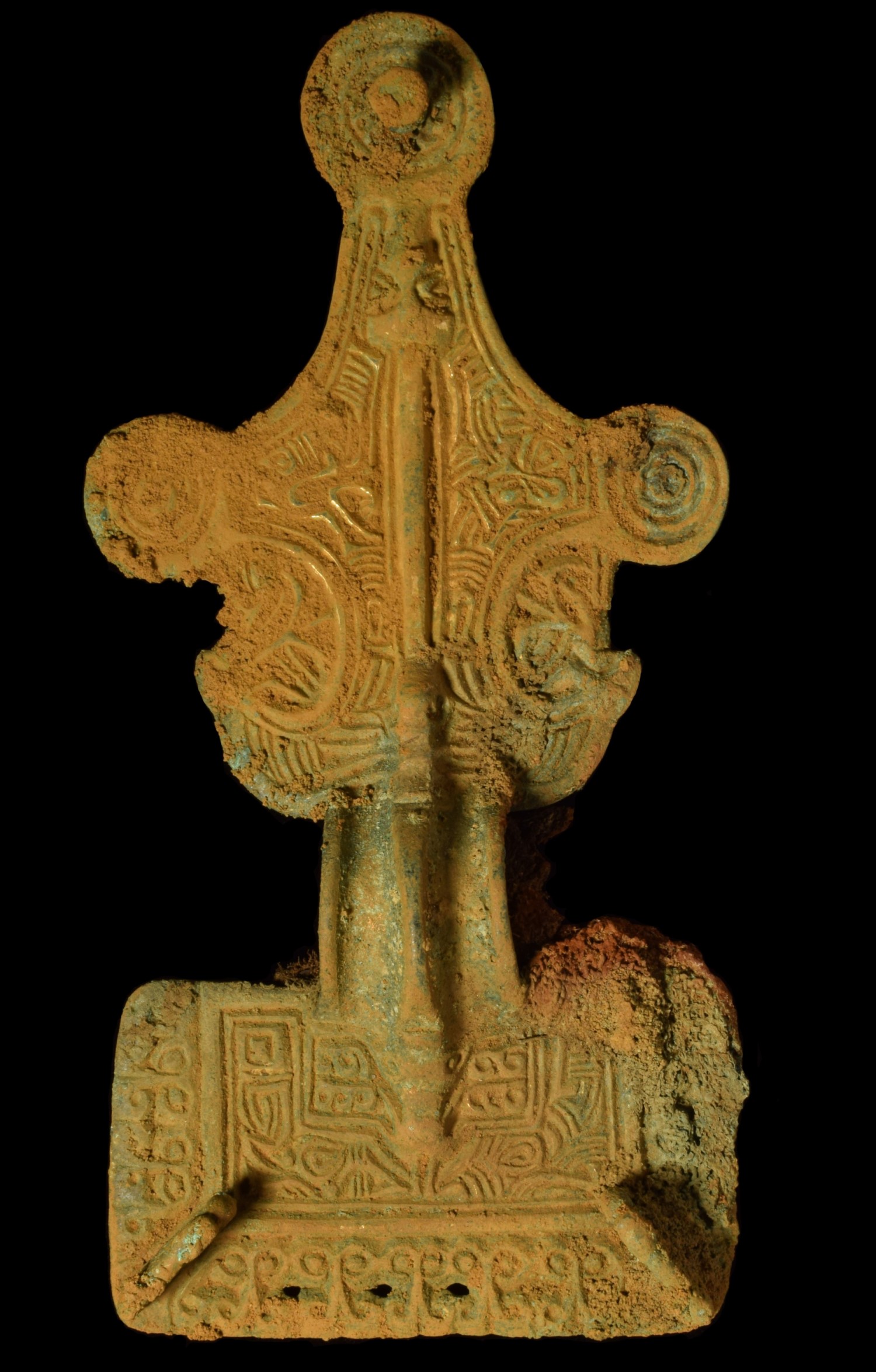 Saxon decorated brooch