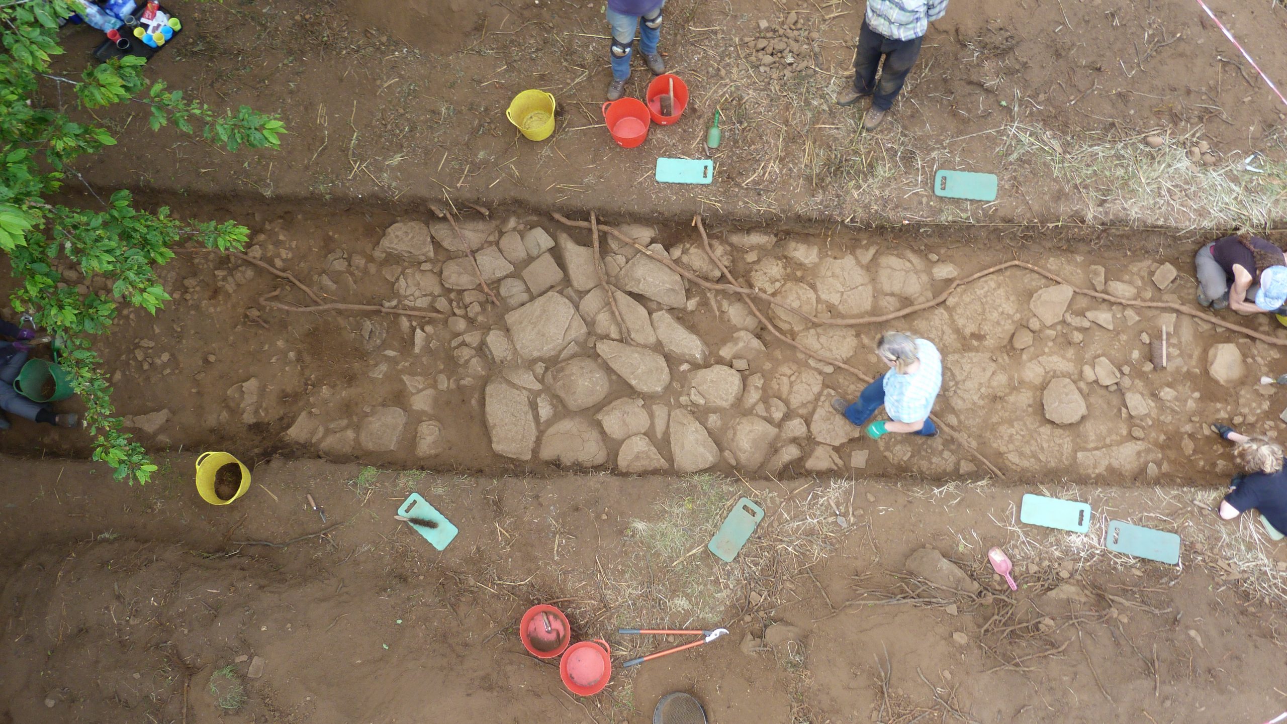 The floor of a roundhouse in the King’s Park fort